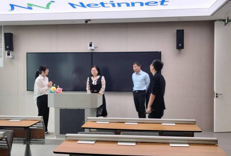 經濟管理學院院長肖友榮一行赴廈門網中網軟件有限公司考察交流