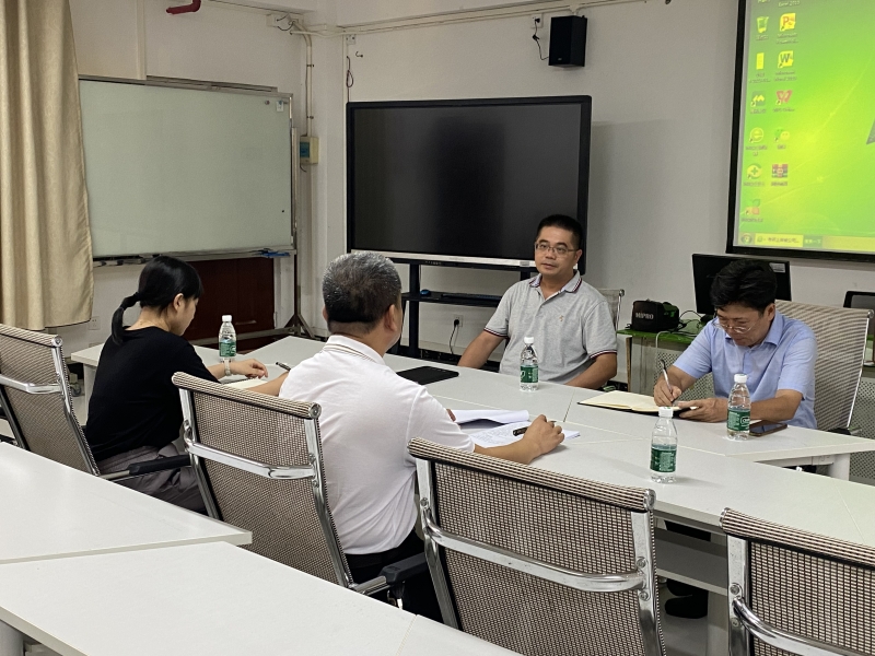 學校黨委副書記劉明鵬調研國際教育與旅游學院主題教育工作