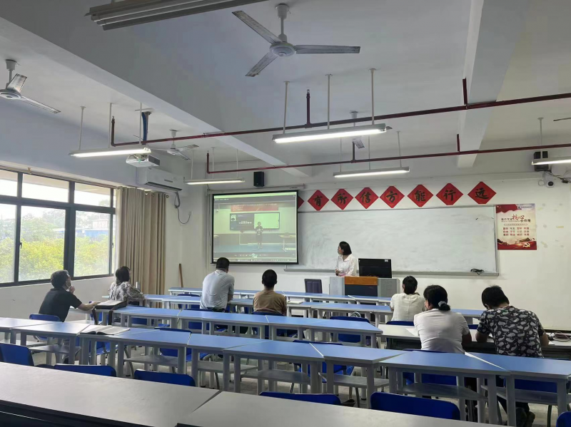教師教學能力提升活動（四）：我院電子教研室開展教師教學能力比賽經驗分享活動