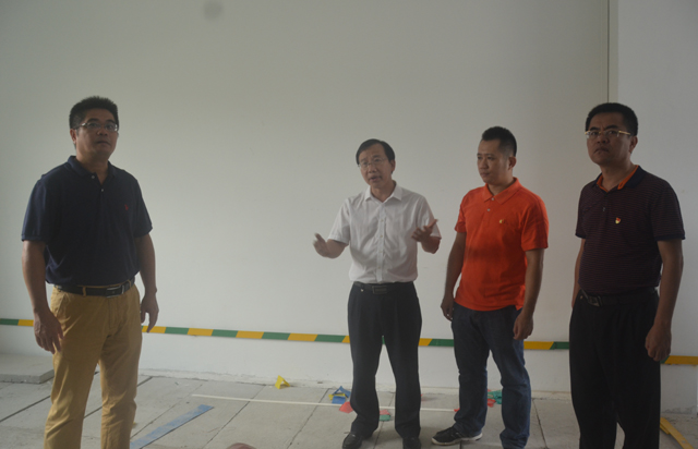 我院黨委書記詹少斌到擴建校區調研指導工作
